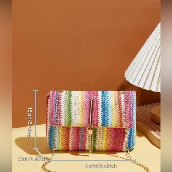 Woven shoulder Bag - Picture 3 of 6